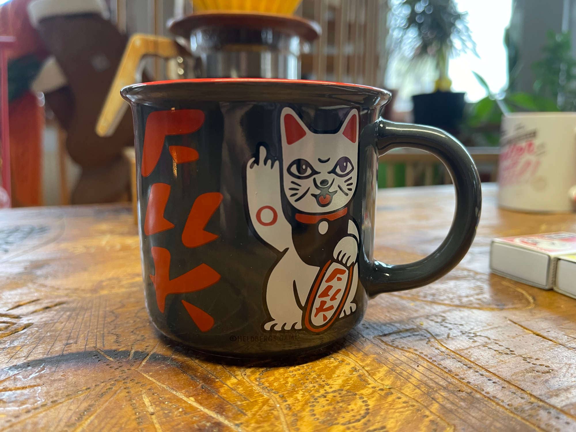 Mug Chat chanceux « F**k You Neko » – 375 ml