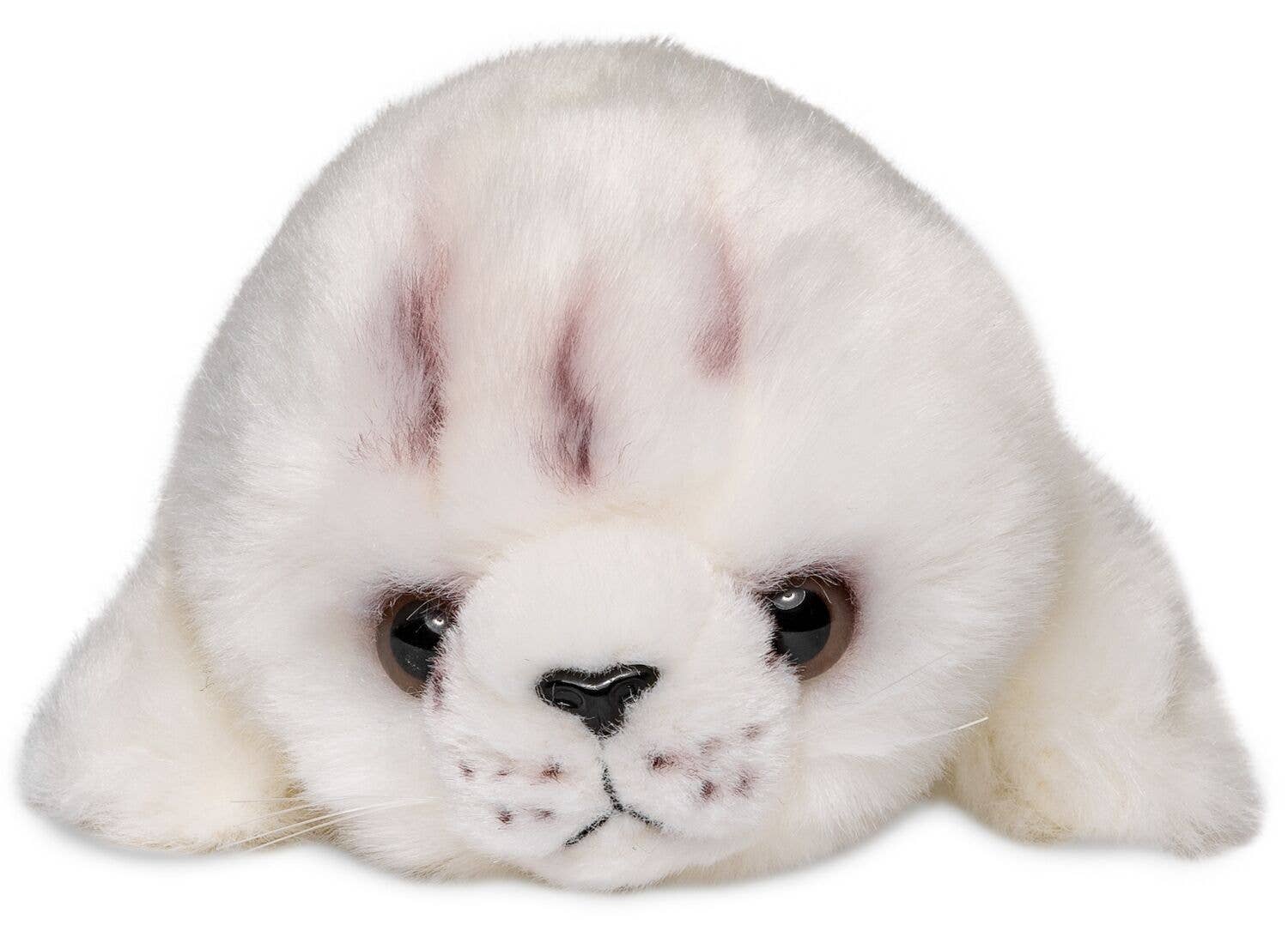 Bébé phoque (blanc) - 20 cm (longueur) - peluche Uni Toys