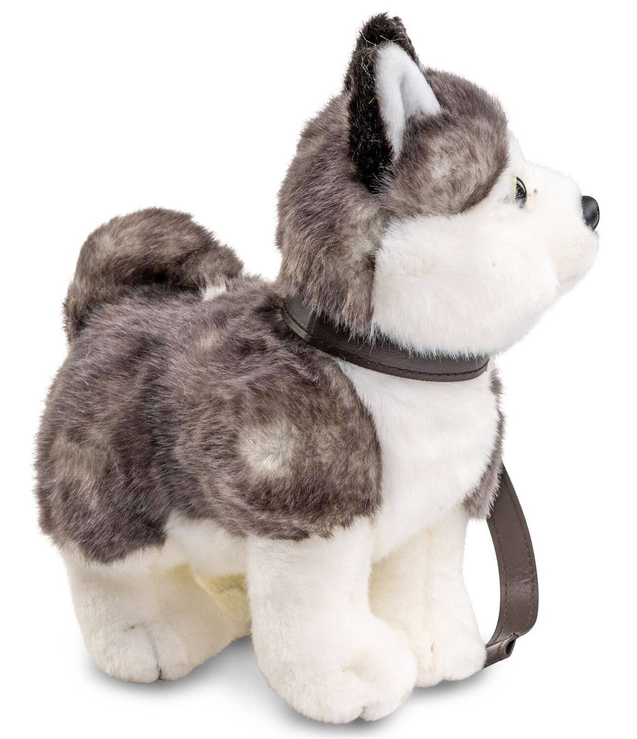 Peluche Chiot Husky avec Laisse Uni Toys