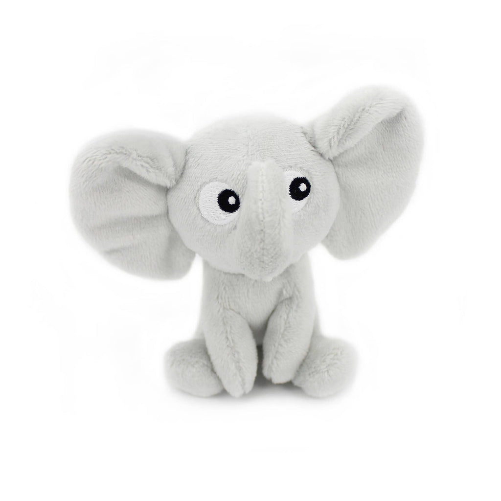 Peluche éléphant Dimoitou maman et son bébé gris clair – Les Ptipotos