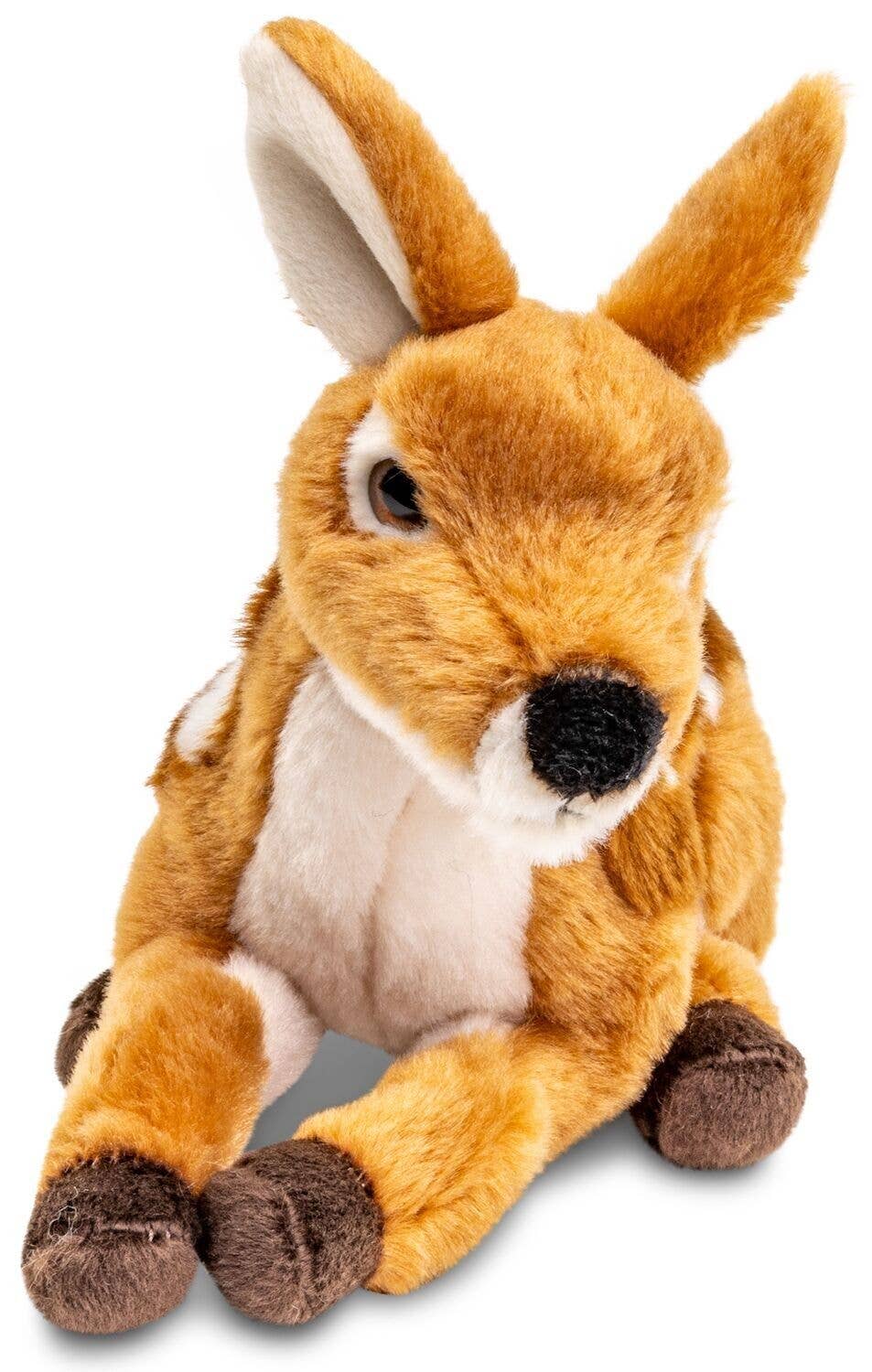 Faon couché - 21 cm (longueur) - peluche Uni Toys