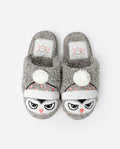 Women's Slippers - "Winter Owl"