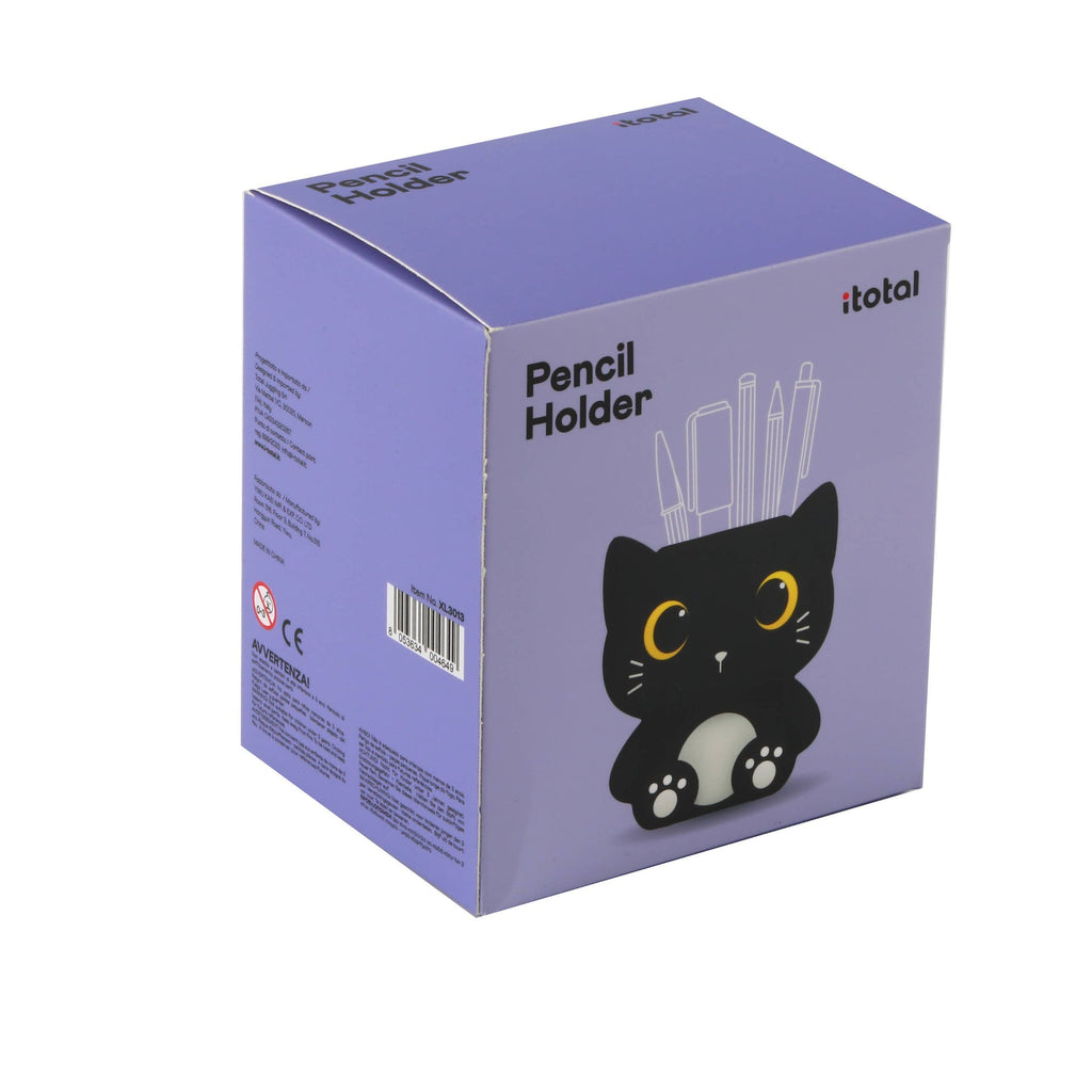 Porte-stylo 3D chat noir