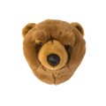 Décoration Murale Peluche Oliver le Ours Brun - Wild & Soft