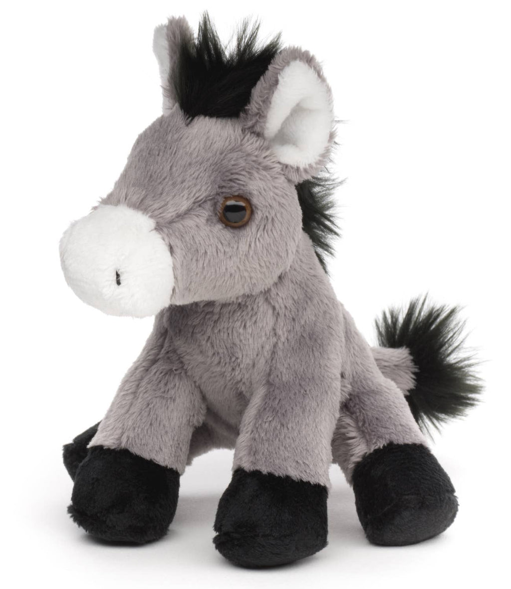 Peluche en forme d'âne, assise, 14 cm (hauteur) Uni Toys