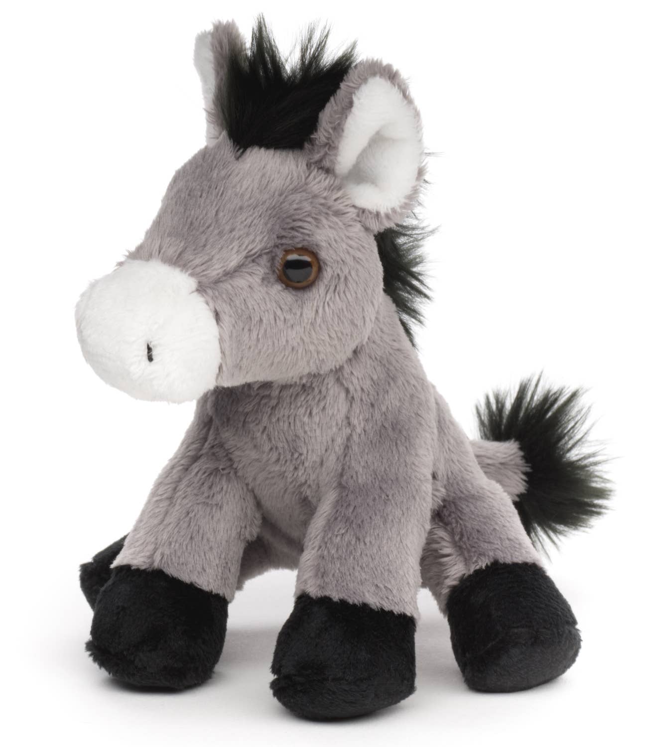 Peluche en forme d'âne, assise, 14 cm (hauteur) Uni Toys