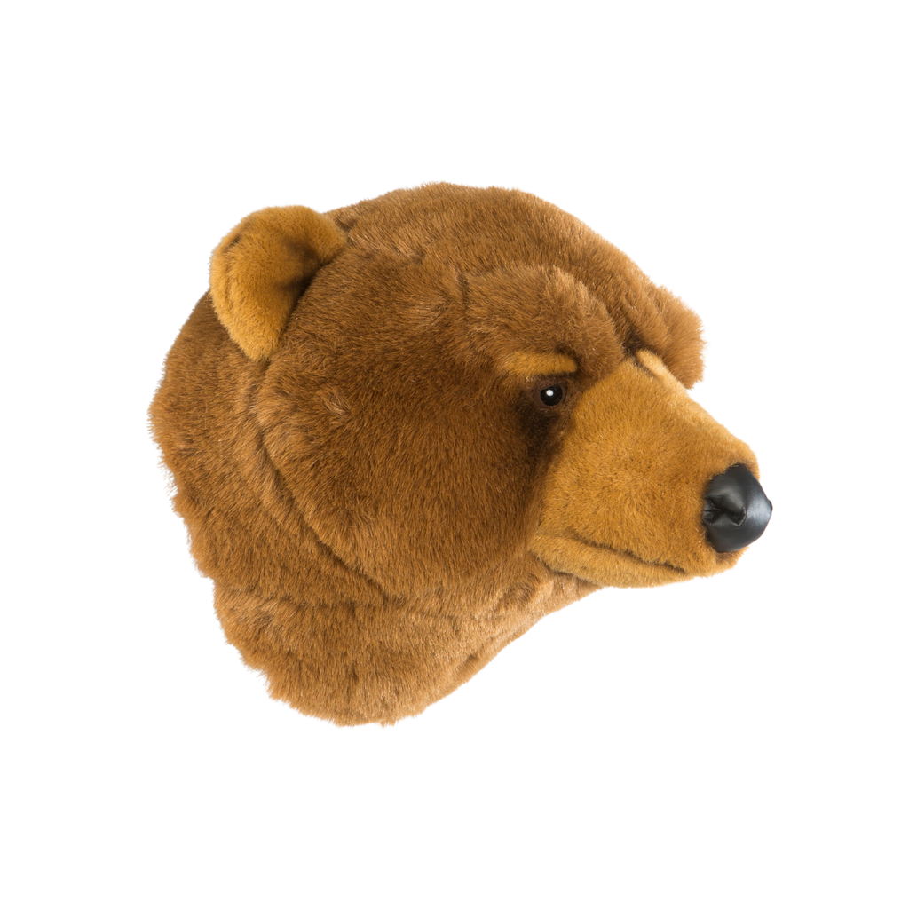 Décoration Murale Peluche Oliver le Ours Brun - Wild & Soft