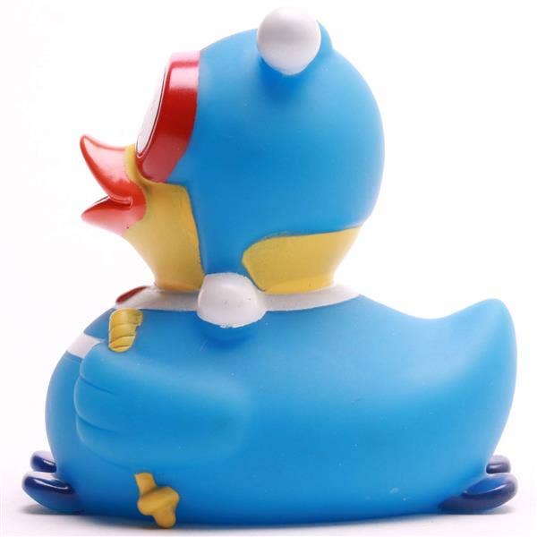 Canard Skieuse bleu