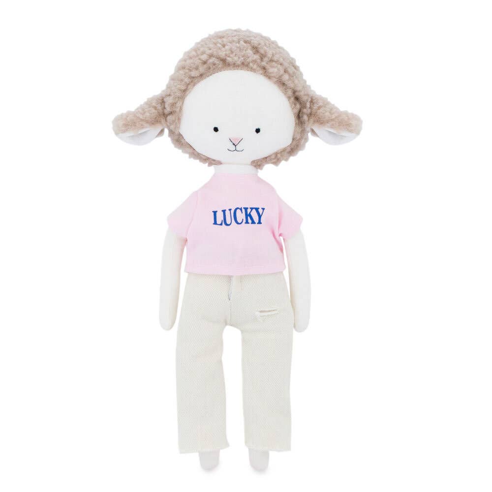 GIFT SET: Zoé La Sheep plush toy with jeans + Mermaid Tail