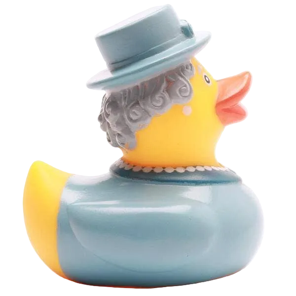 Canard Reine Elizabeth II - bleu