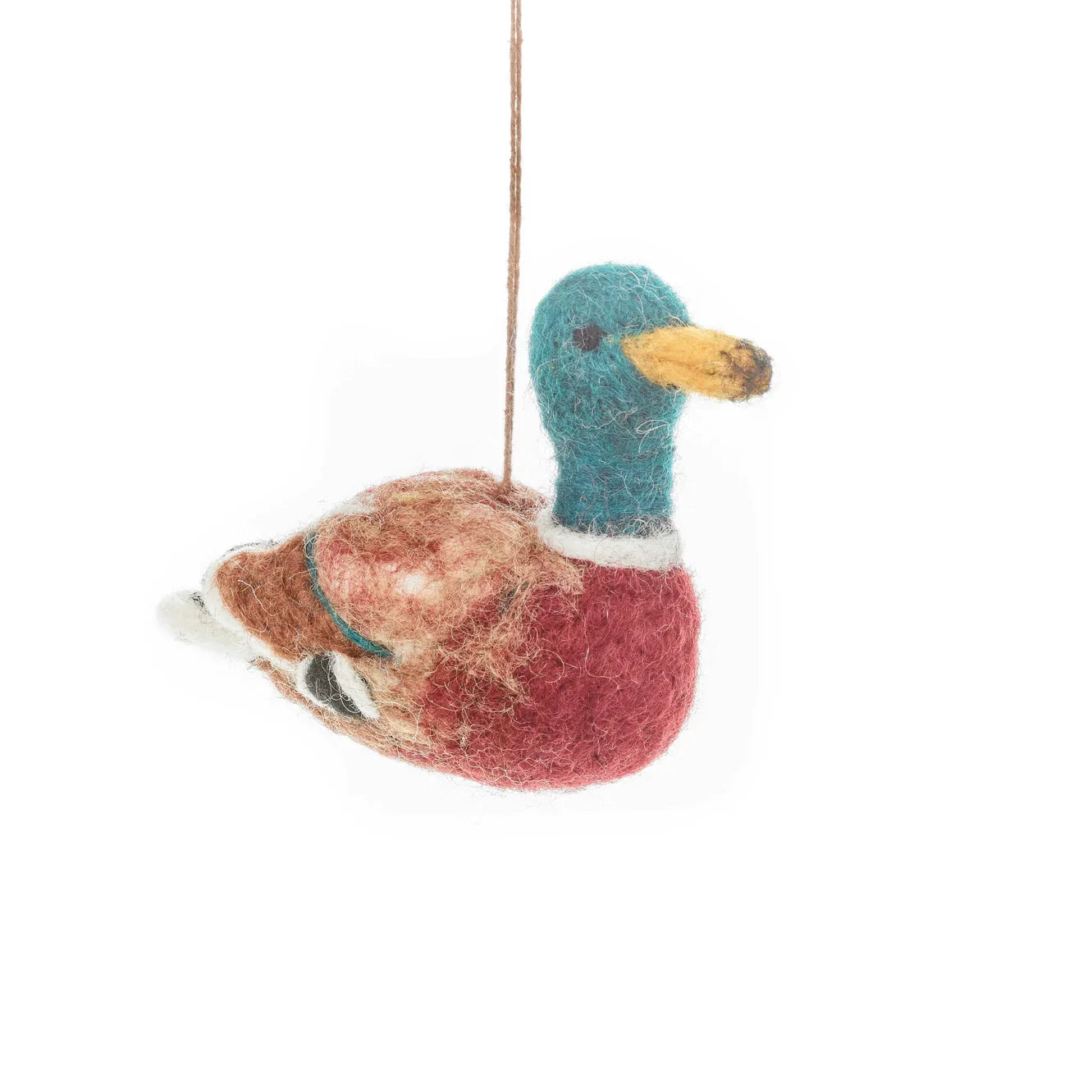 Boule de Noël en Feutrine Maddox le Canard Colvert Felt So Good CoinCaillerie