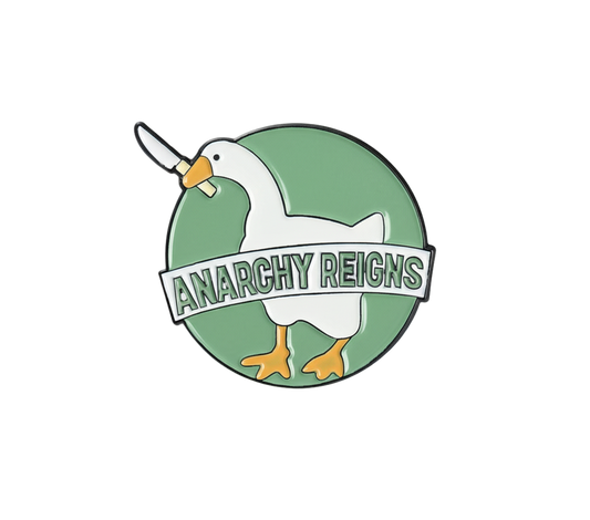 Pin's Canard Blanc "Anarchy Reign"