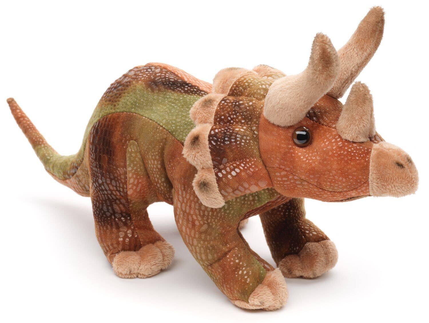 Tricératops, debout, 40 cm (longueur), doudou ou peluche Uni Toys