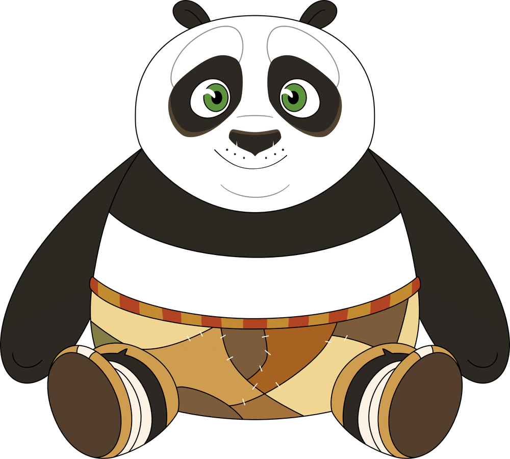Peluche Po 23 cm – Kung Fu Panda