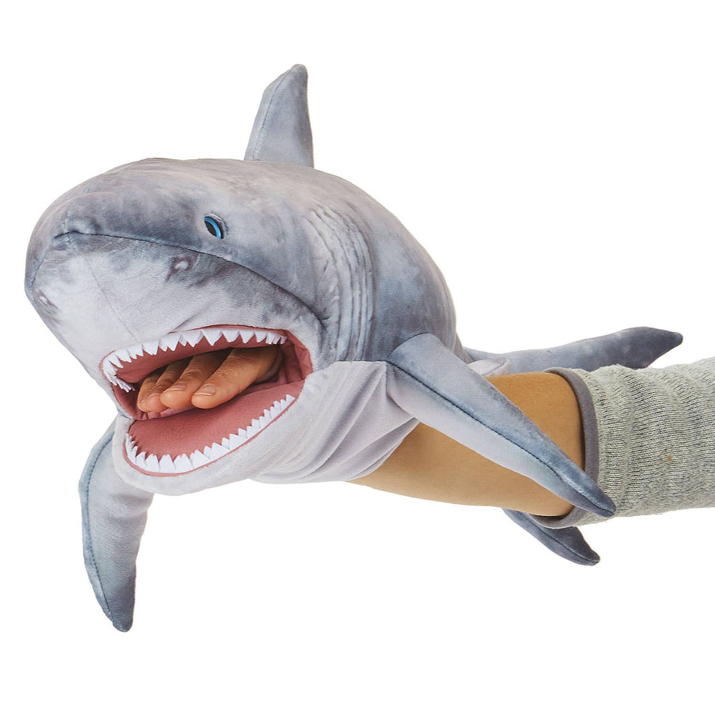 Marionnette à main Grand requin blanc 3181/ Grand requin blanc Folkmanis réaliste