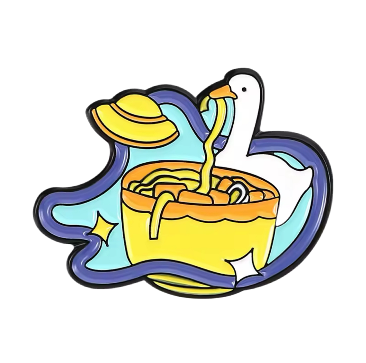 pins canard blanc space noodle