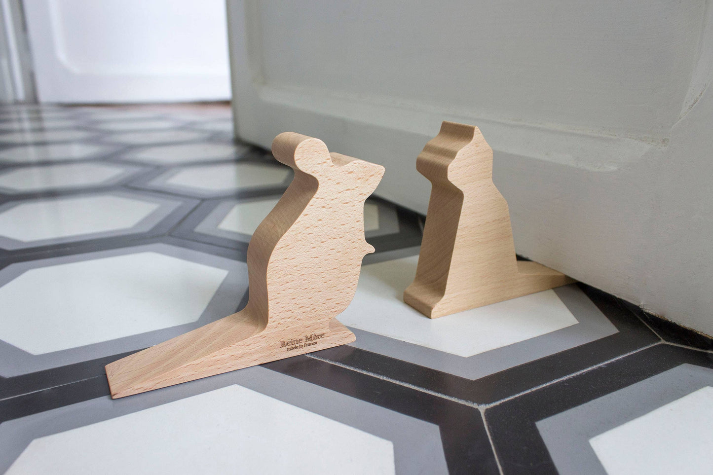 Fermaporta in legno Mimi Mouse