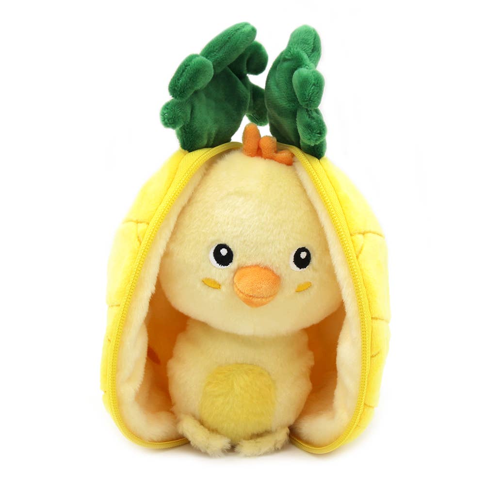 Nugget the chick/pineapple reversible plush – Flipetz