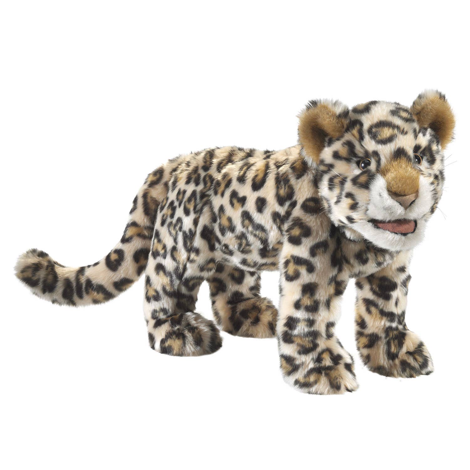 Marionnette à main Bébé léopard 3176/ Léopard Cub Folkmanis réaliste