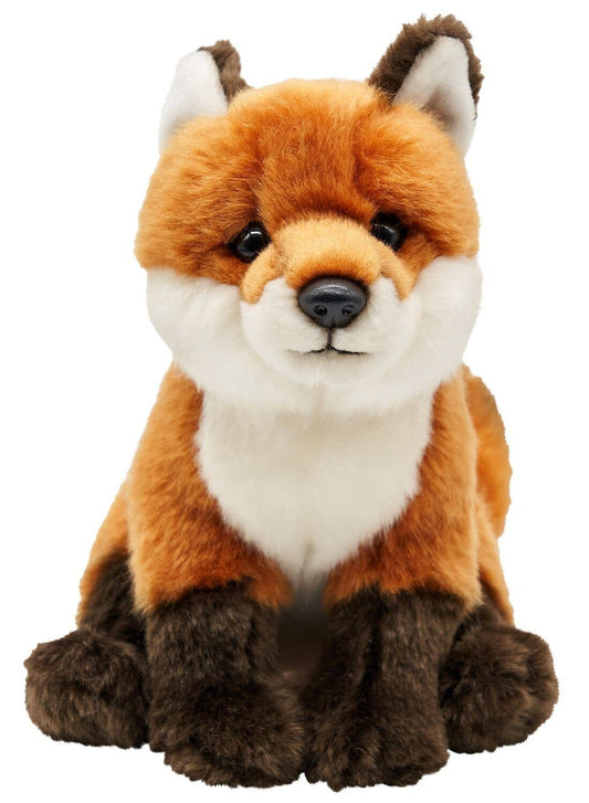 Peluche Renard roux, assis