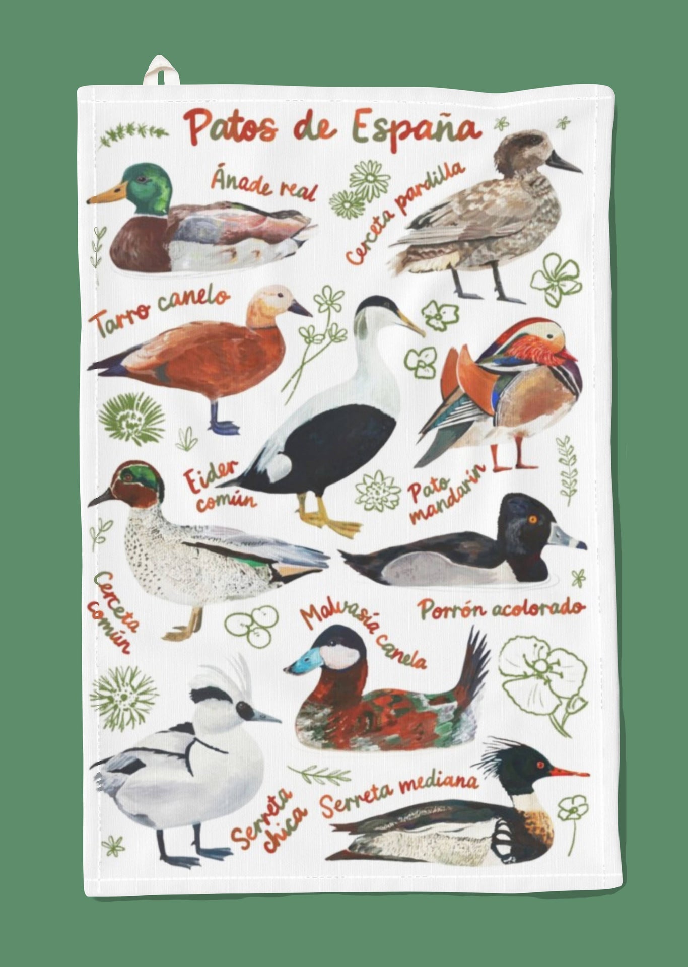 Geschirrtuch Enten aus Spanien