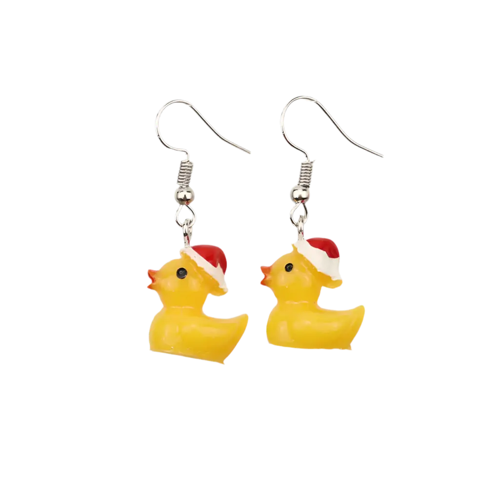 Boucles d'Oreilles Canard B.Duck  CoinCaillerie