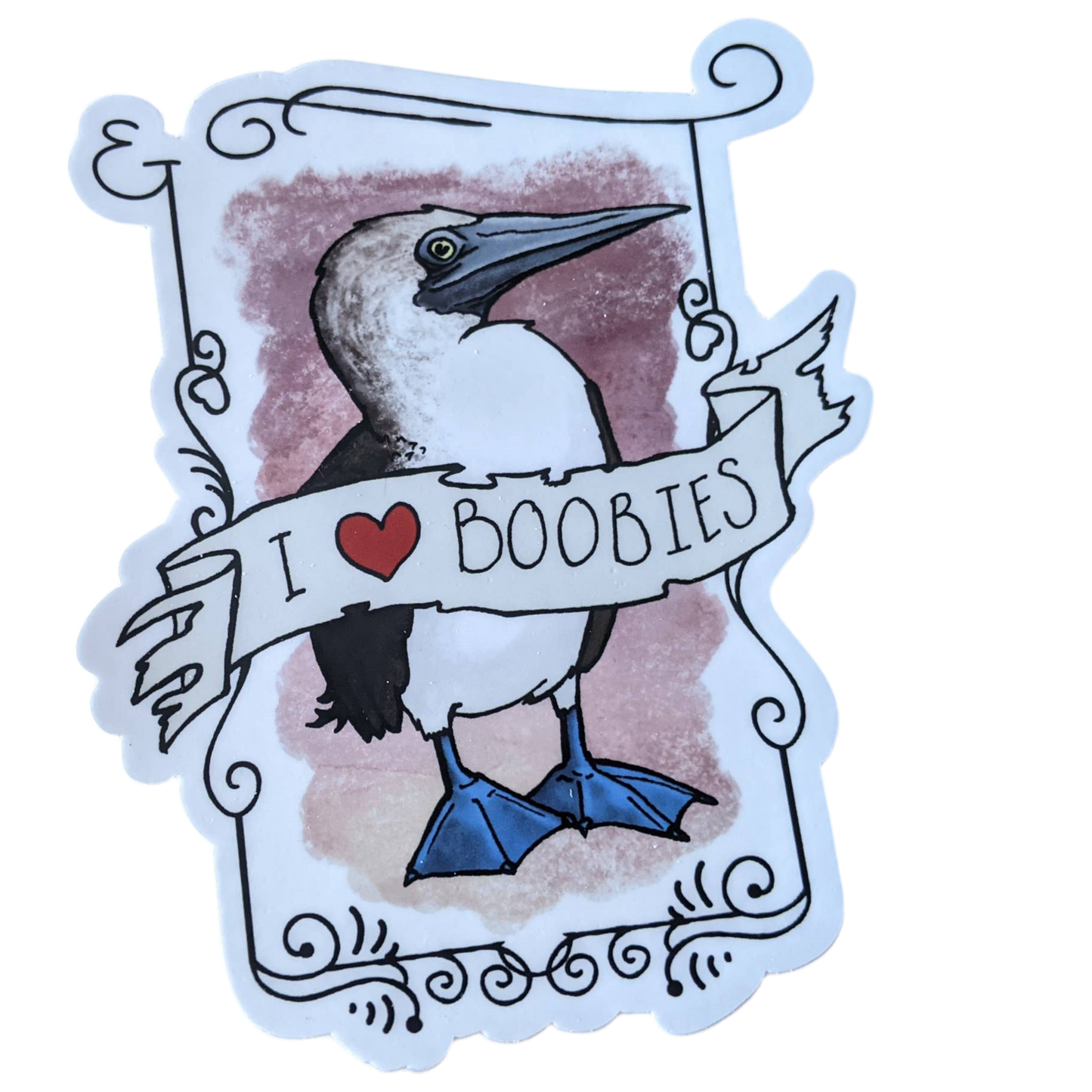 autocollant jaime les fous 