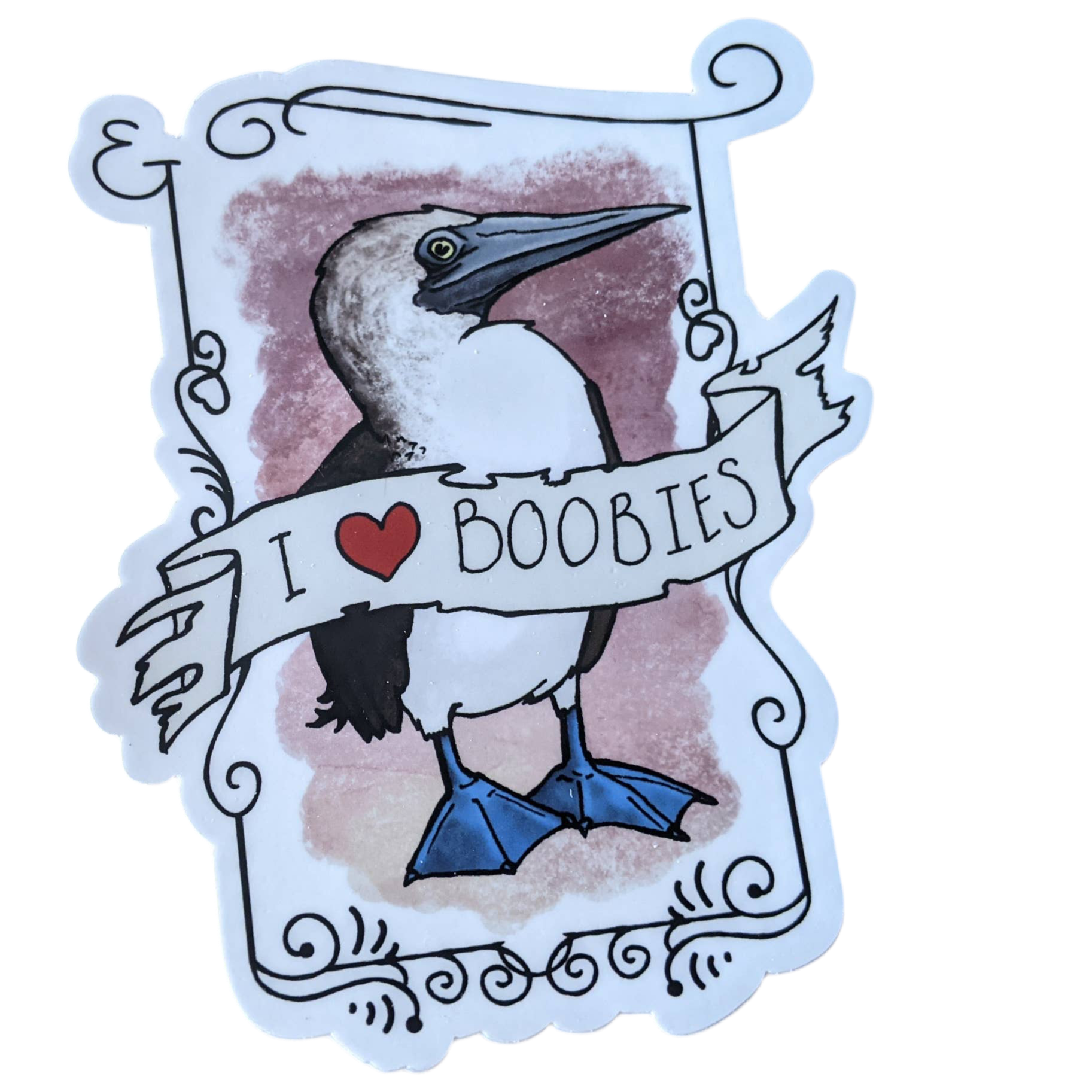 autocollant jaime les fous 