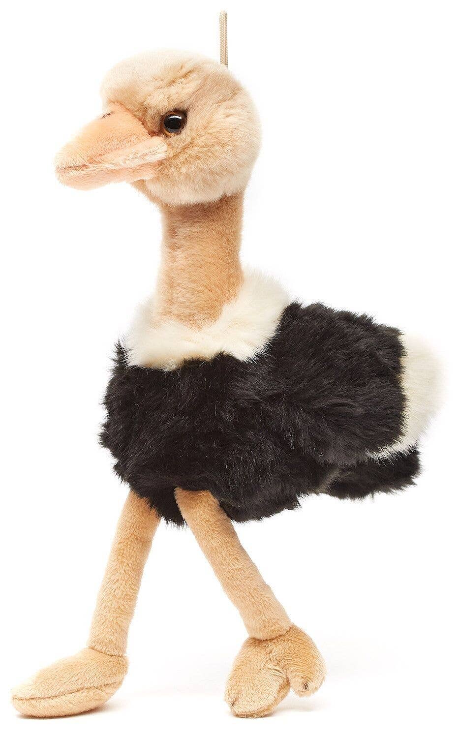 Autruche oiseau - 28 cm (hauteur) - peluche Uni Toys