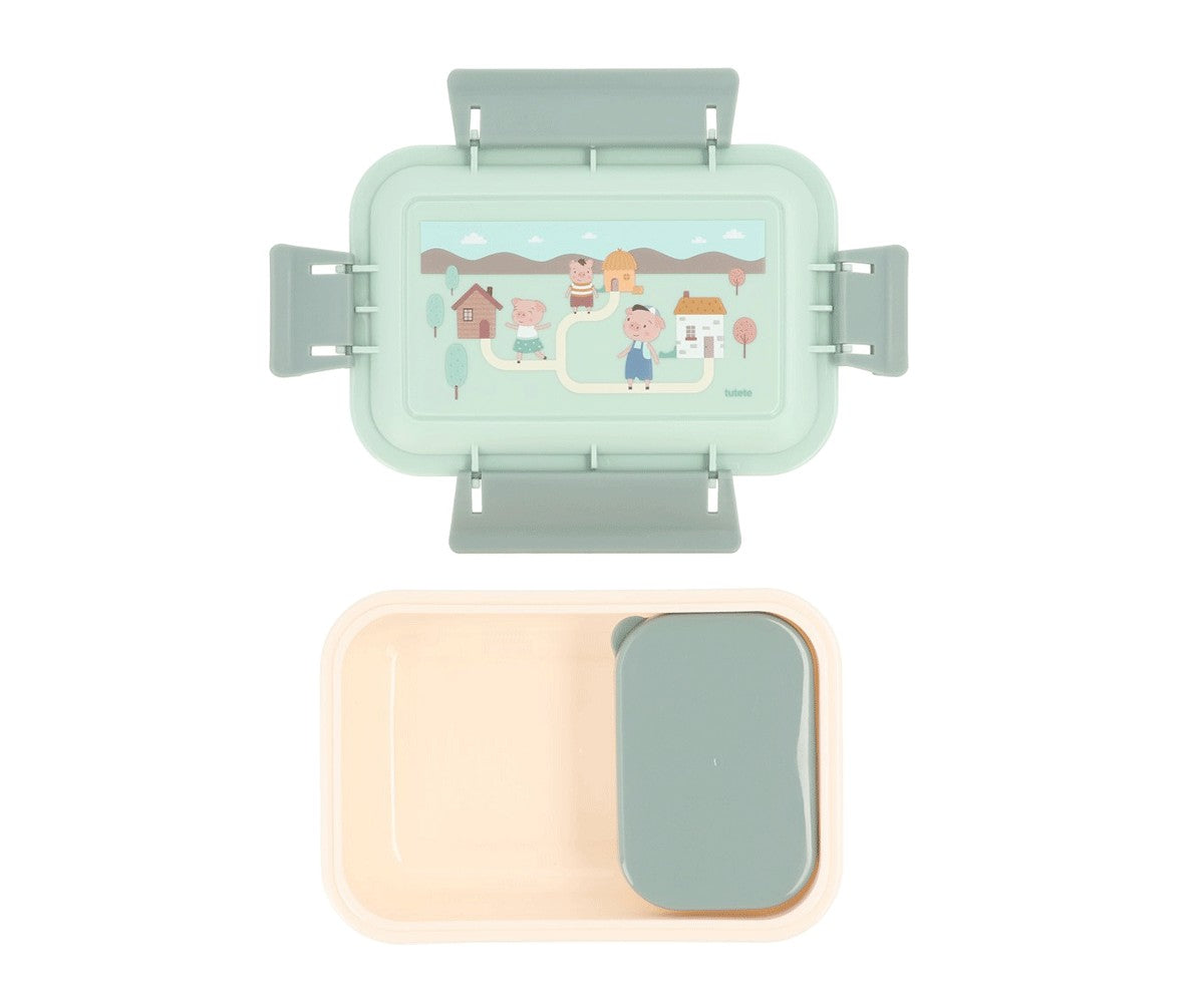 Boîte à Déjeuner Bento Les Trois Petits Cochons