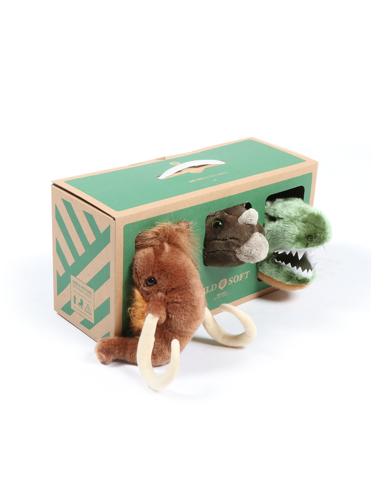 Mini-têtes décoratives : coffret Préhistorique - Wild & Soft