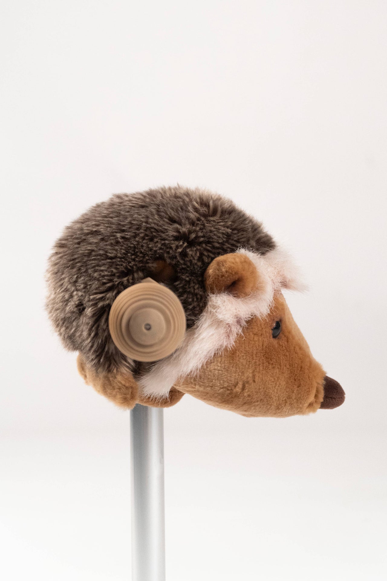 Hedgehog head accessory for children's bicycle or scooter