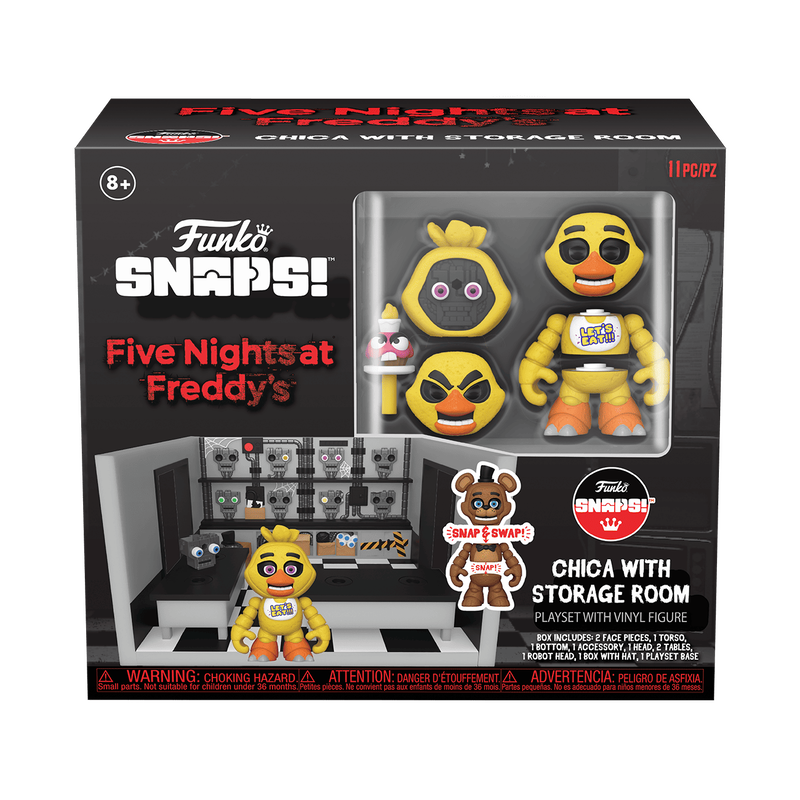 Funko Chica avec Salle de Stockage - Snaps! Playset – Five Nights at Freddy's