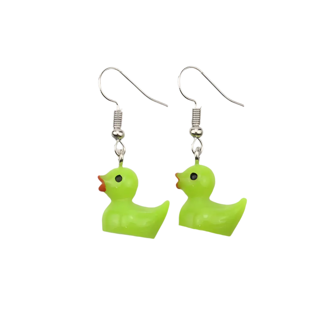 Boucles d'Oreilles Canard B.Duck  CoinCaillerie