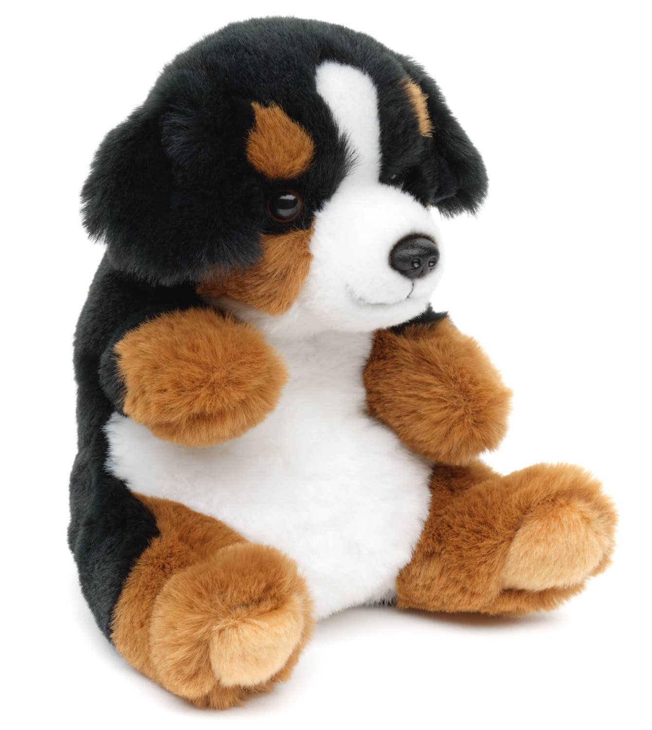 Peluche Bouvier bernois, assis kawaii
