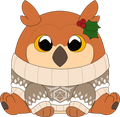 Holiday Owlbear Plush (9in)