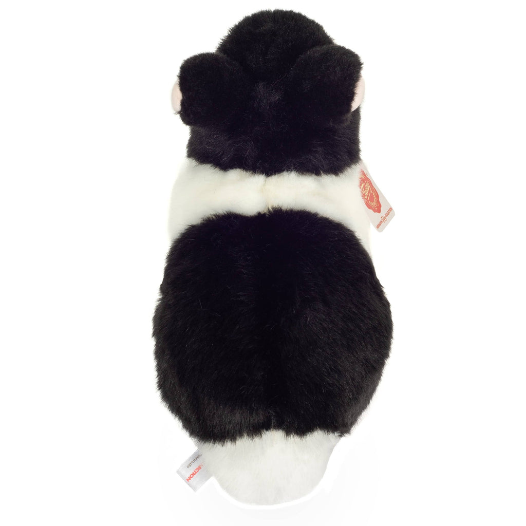 Peluche Lapin Noir et Blanc – 23 cm - Teddy Hermann