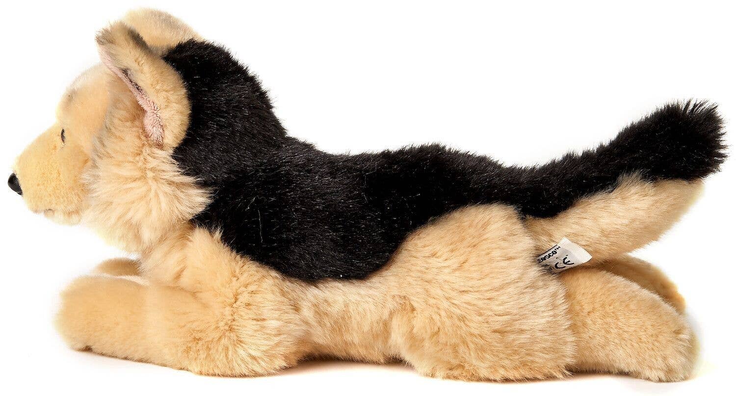 Peluche Berger allemand, couché Uni Toys