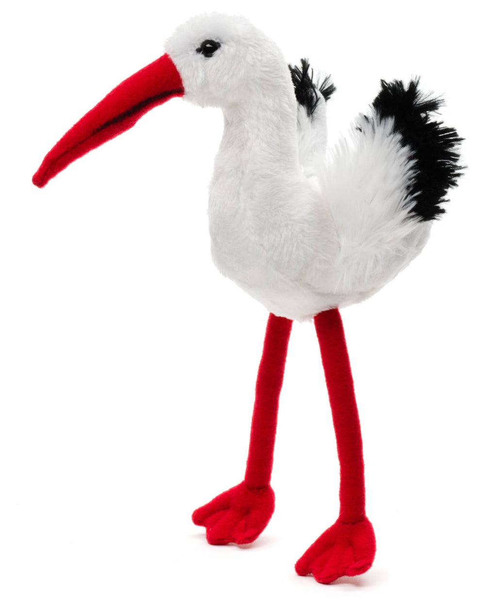 Peluche cigogne - 19 cm (hauteur) Uni Toys