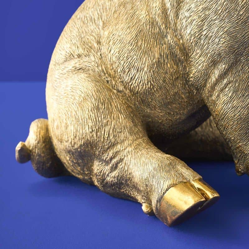 Golden Pig Table Lamp