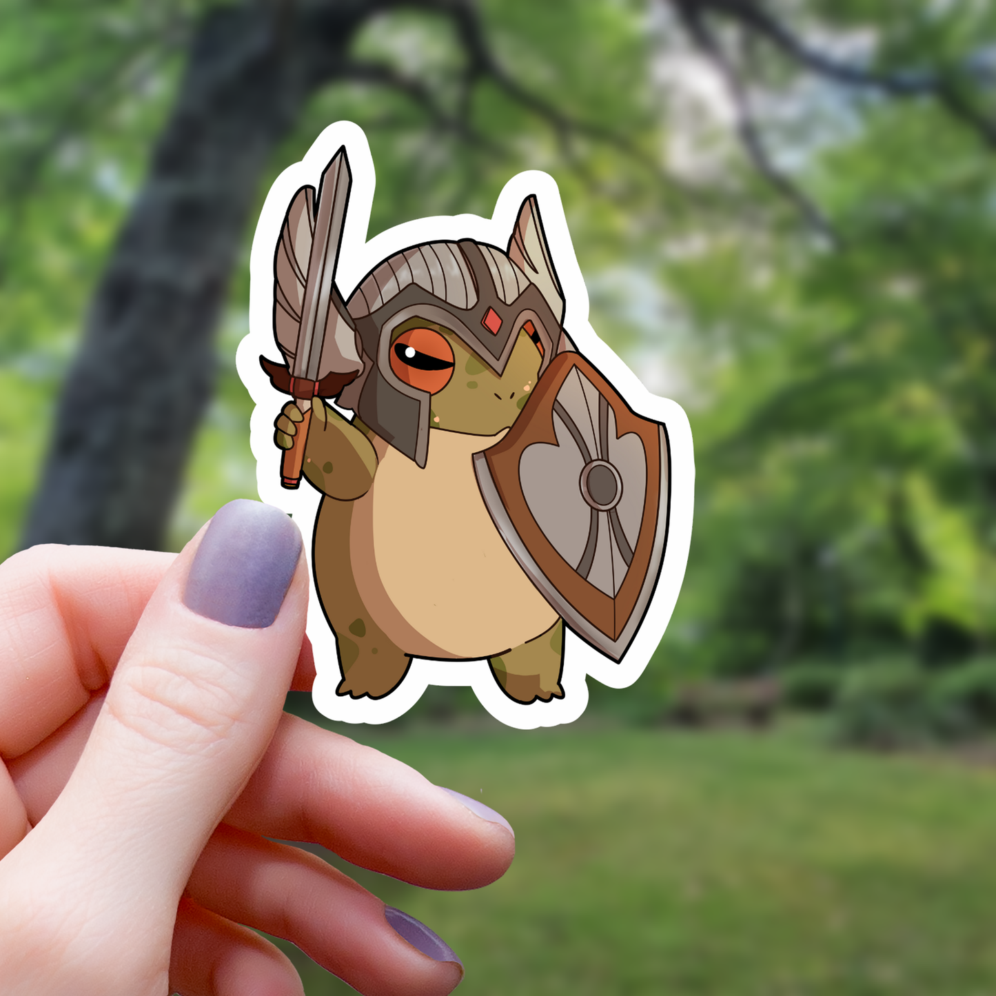 Adesivo RPG Paladino rana