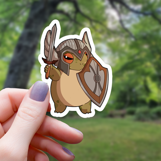 Adesivo RPG Paladino rana