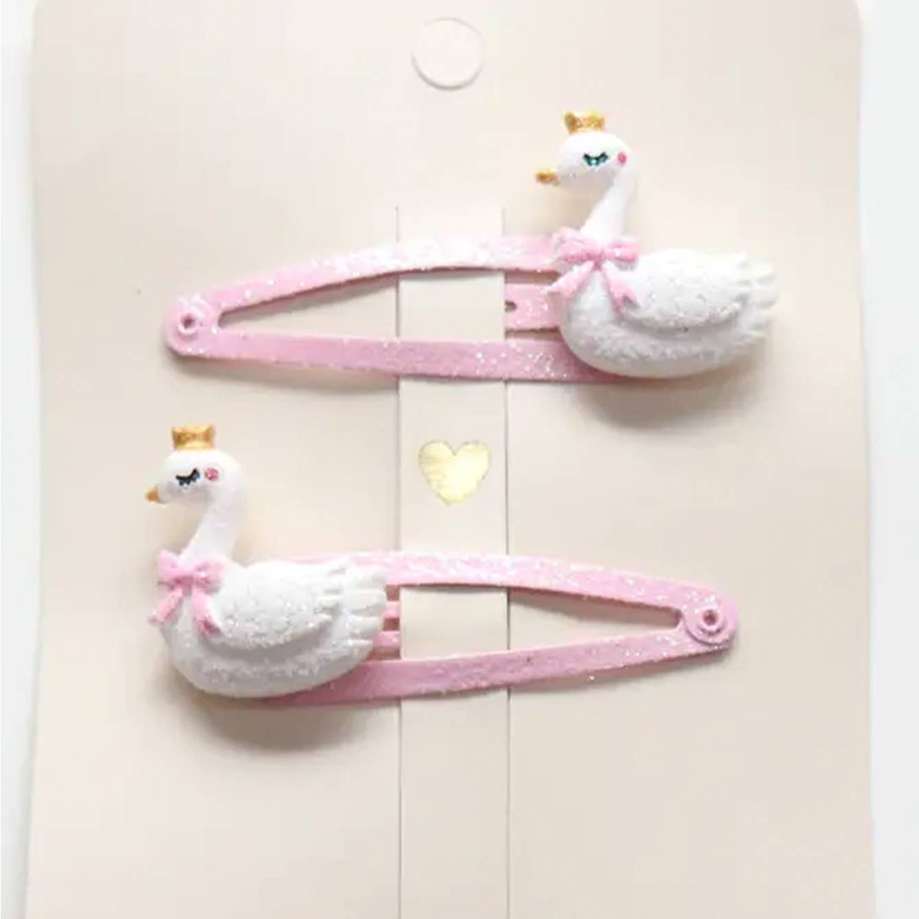 duo barrettes queens cygnes yuko b