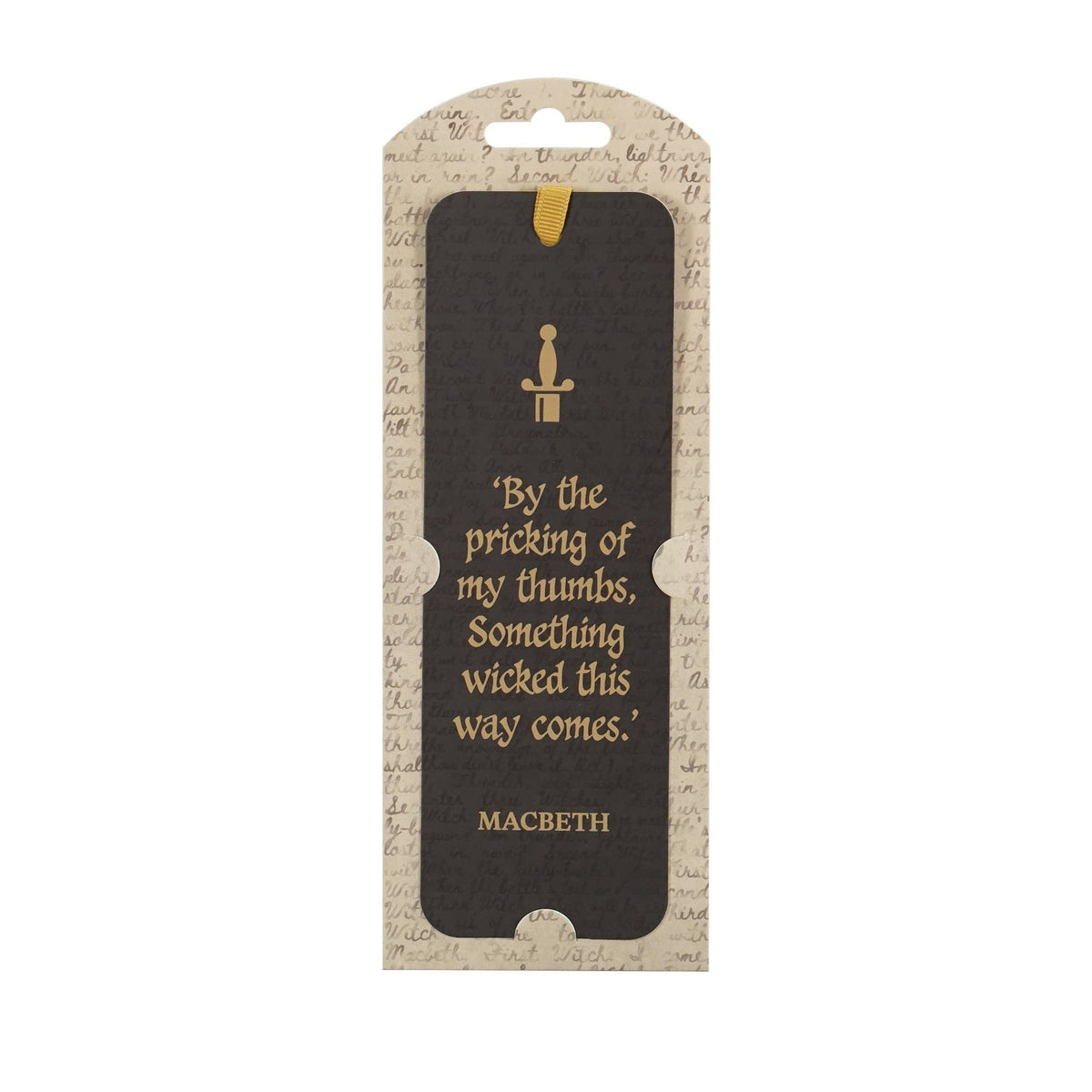 Lesezeichen Papier Shakespeare – Macbeth
