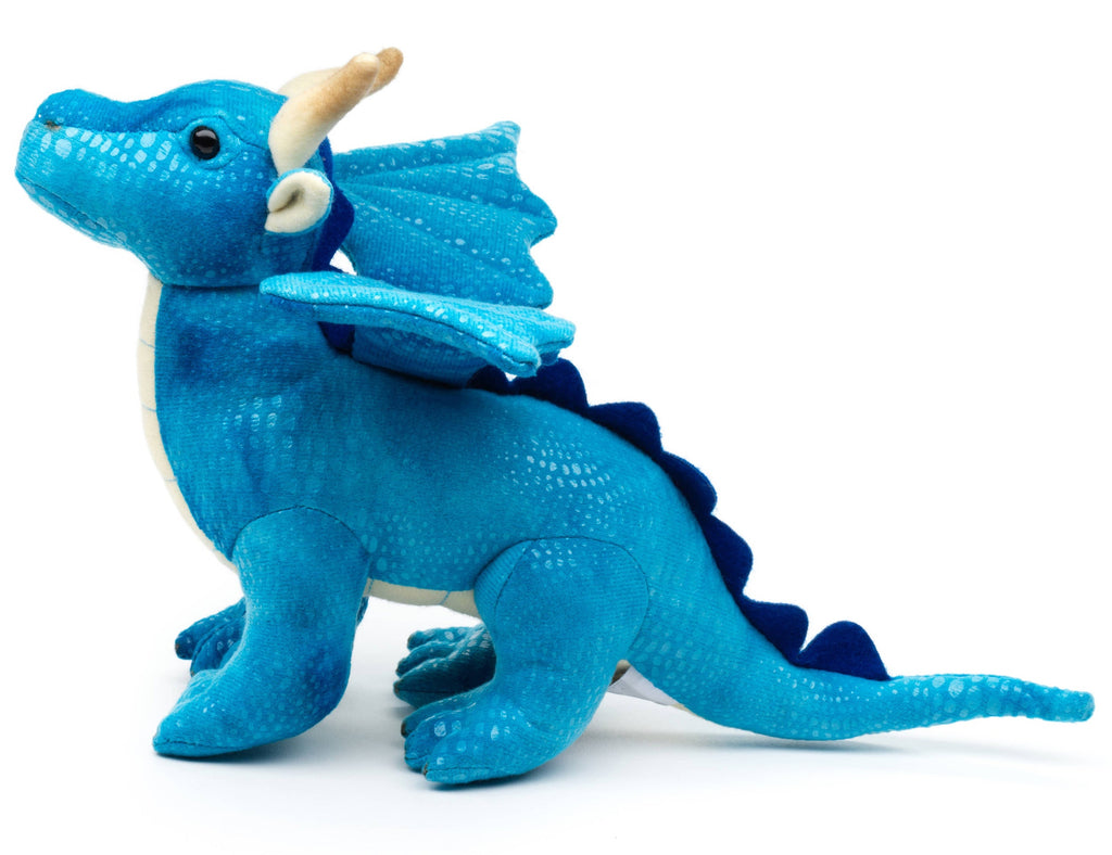 Peluche dragon bleu Uni Toys