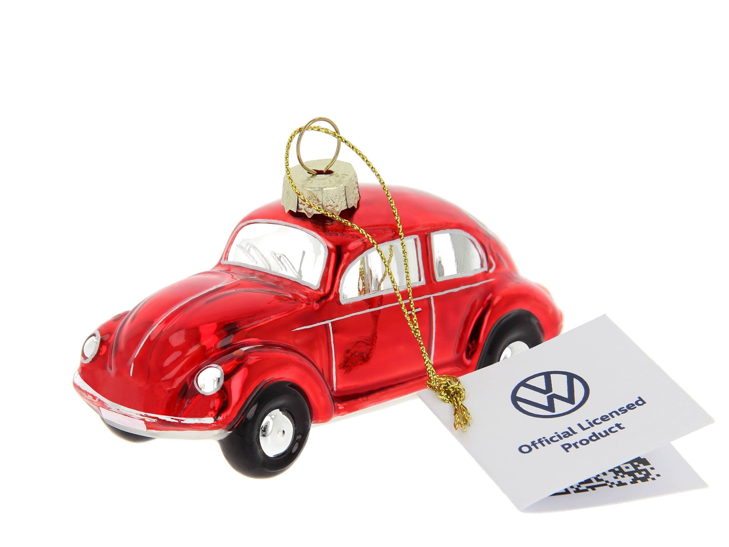 Weihnachtsdekoration VW Käfer Rot