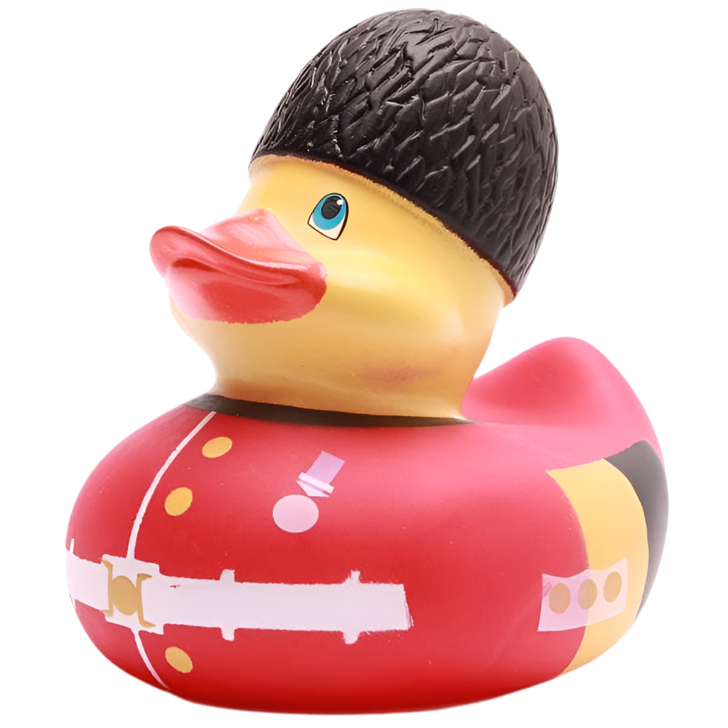 Rubber Duck Guardsman - canard en caoutchouc Duckshop CoinCaillerie