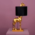 Lucie Giraffe Table Lamp, Black/Gold, 35 x 28 x 70 cm