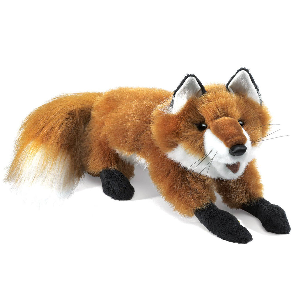 Marionnette à main Chiot renard/Petit renard roux 2576 Folkmanis réaliste