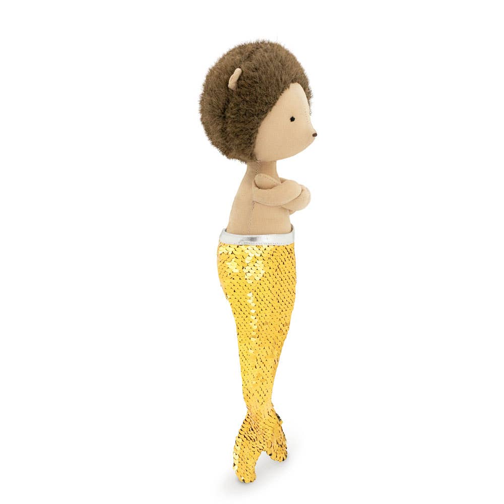 Peluche en coton, Henry le Hérisson : Sirène-29cm-3+